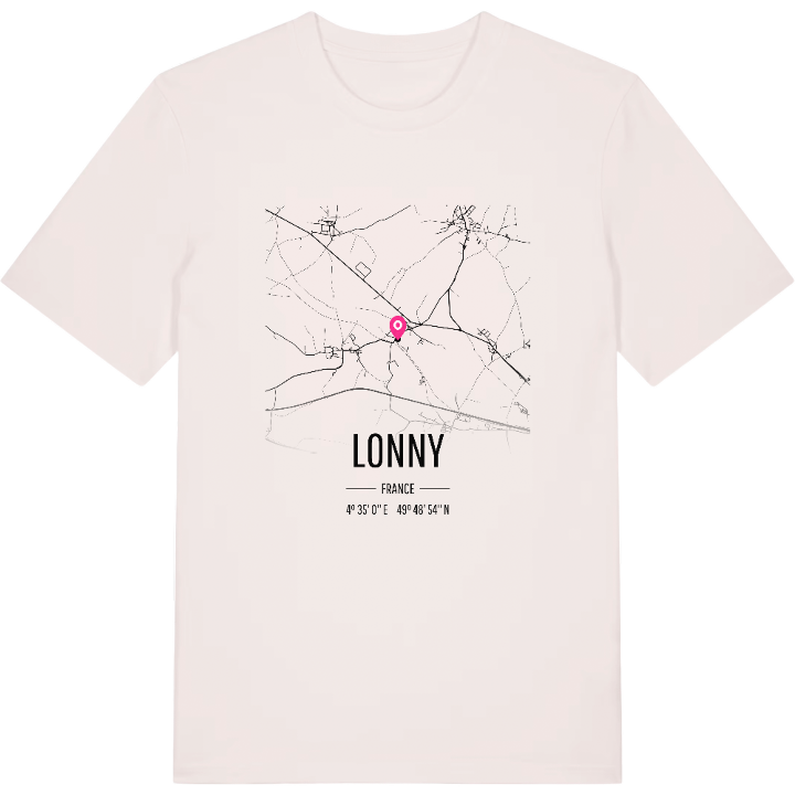 Lonny karta t-shirt – t-shirt från PinShirt