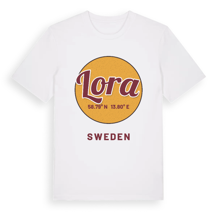 Lora cirkel t-shirt – t-shirt från PinShirt