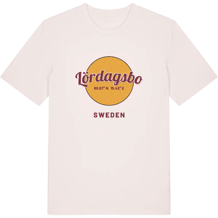 Lördagsbo cirkel t-shirt – t-shirt från PinShirt