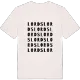 Lords ordlek t-shirt