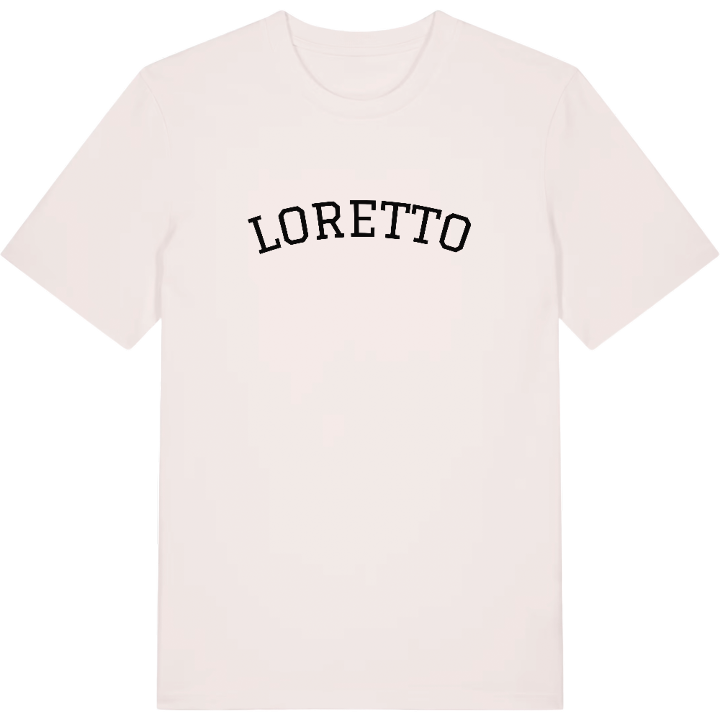 Loretto böjd t-shirt – t-shirt från PinShirt
