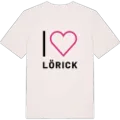 Jag älskar Lörick t-shirt stort tryck