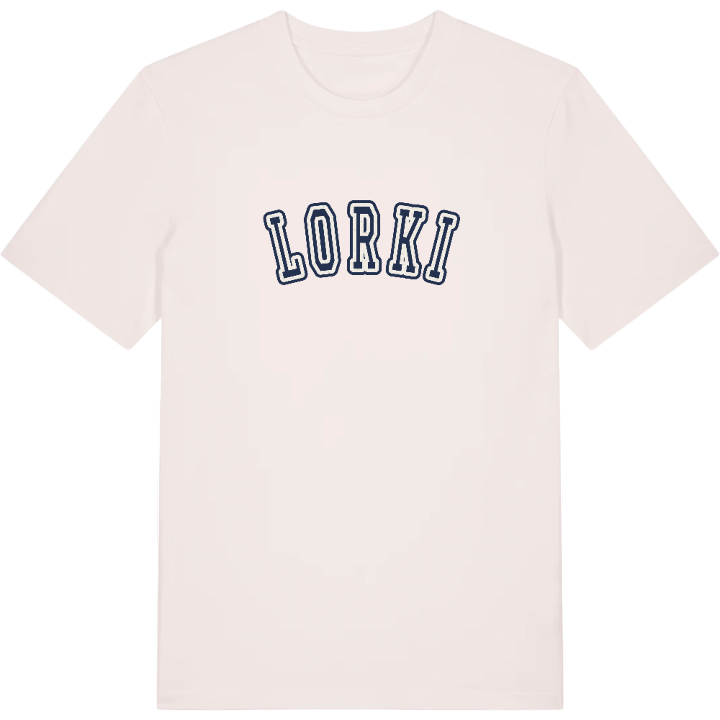Lorki college t-shirt – t-shirt från PinShirt
