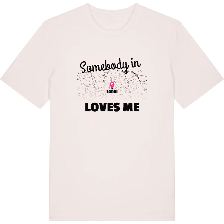 Någon i Lorki älskar mig t-shirt – t-shirt från PinShirt