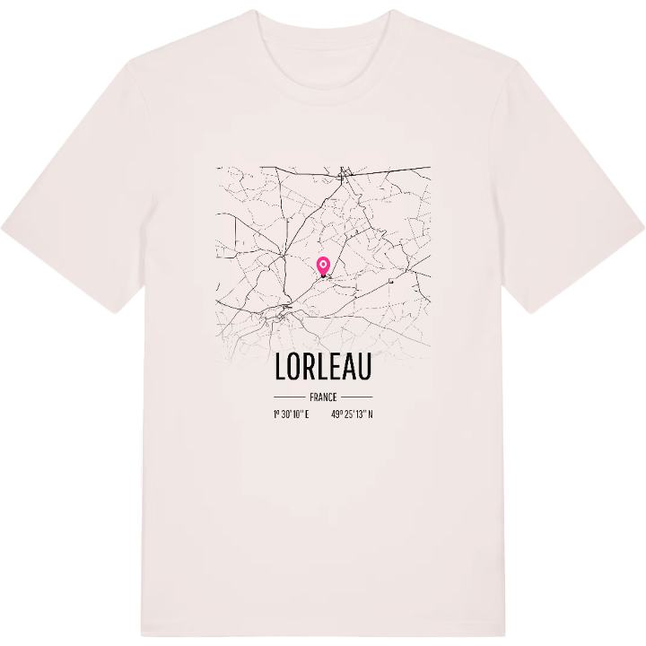 Lorleau karta t-shirt – t-shirt från PinShirt