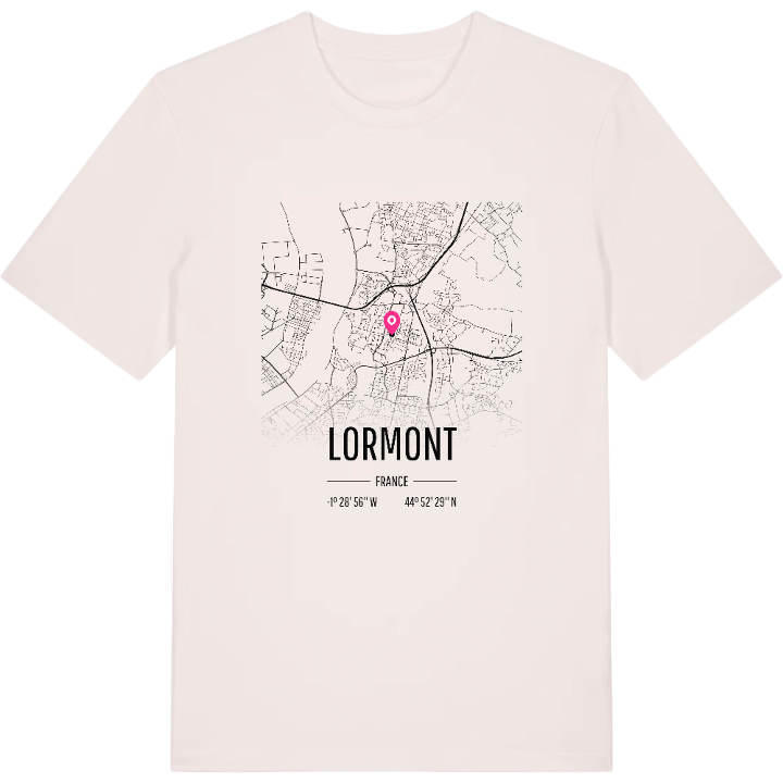 Lormont karta t-shirt – t-shirt från PinShirt