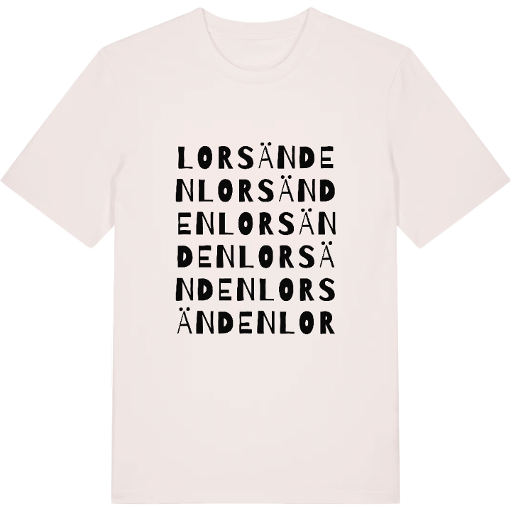 Lorsänden ordlek t-shirt – t-shirt från PinShirt