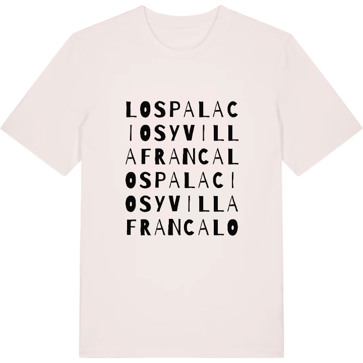Los Palacios y Villafranca ordlek t-shirt – t-shirt från PinShirt