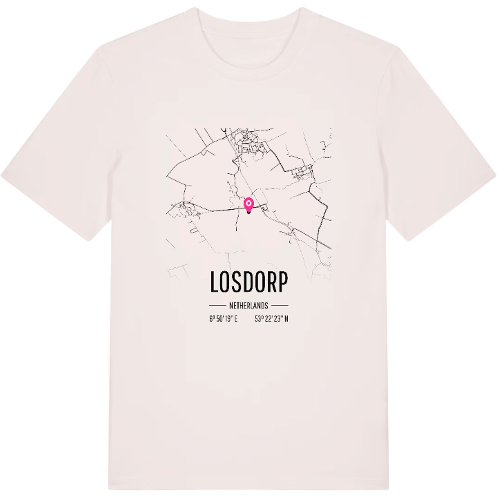 Losdorp karta t-shirt – t-shirt från PinShirt