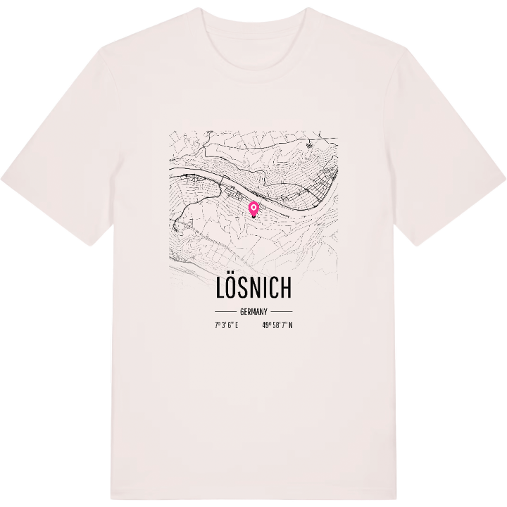 Lösnich karta t-shirt – t-shirt från PinShirt