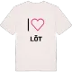 Jag älskar Löt t-shirt stort tryck