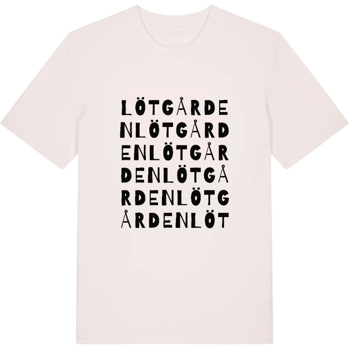 Lötgården ordlek t-shirt – t-shirt från PinShirt