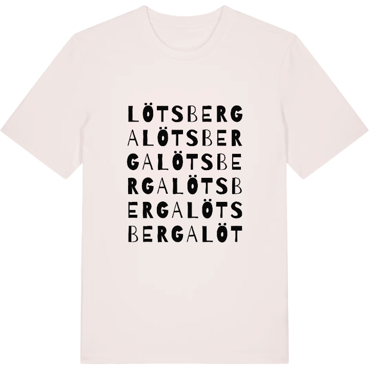Lötsberga ordlek t-shirt – t-shirt från PinShirt