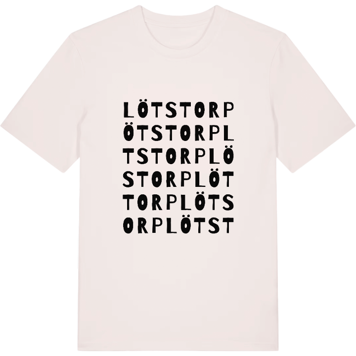 Lötstorp ordlek t-shirt – t-shirt från PinShirt