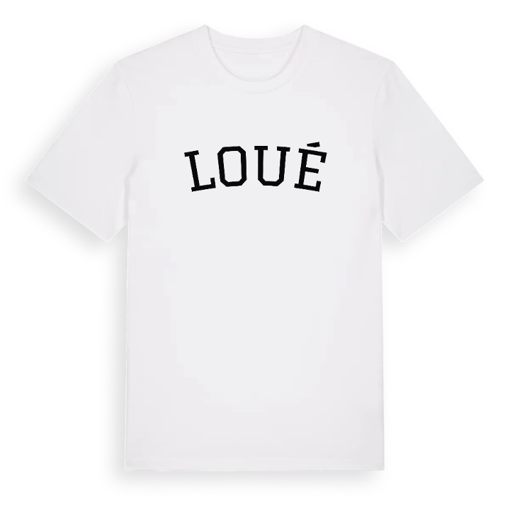 Loué böjd t-shirt – t-shirt från PinShirt