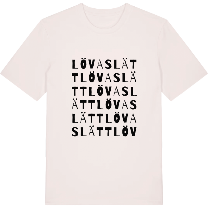 Lövaslätt ordlek t-shirt – t-shirt från PinShirt