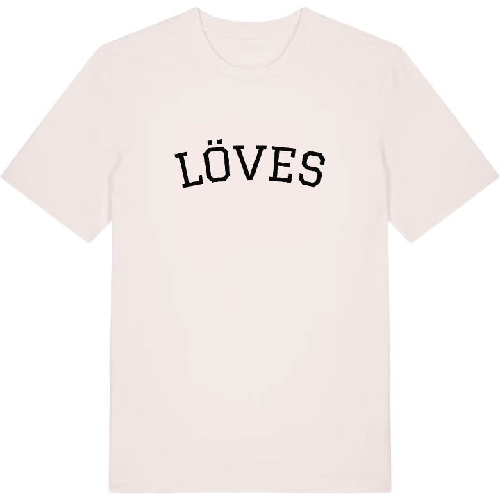 Löves böjd t-shirt – t-shirt från PinShirt