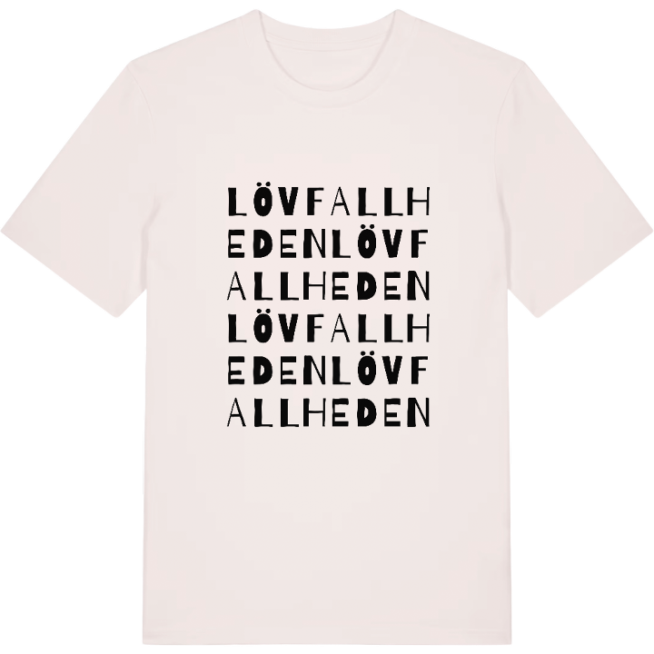Lövfallheden ordlek t-shirt – t-shirt från PinShirt