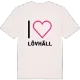 Jag älskar Lövhäll t-shirt stort tryck