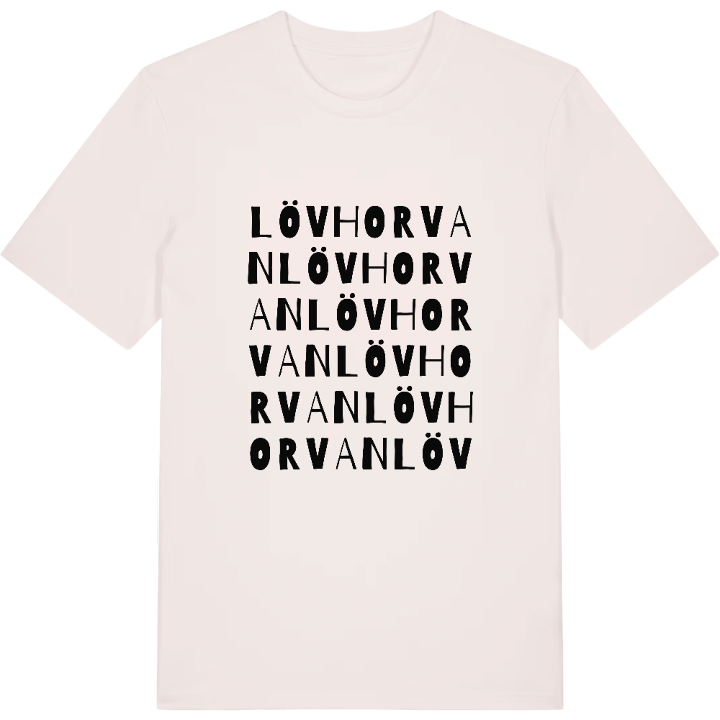 Lövhorvan ordlek t-shirt – t-shirt från PinShirt