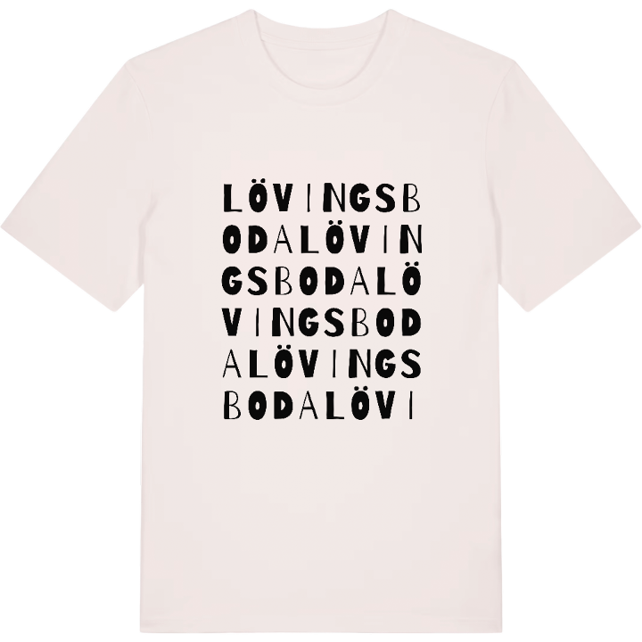 Lövingsboda ordlek t-shirt – t-shirt från PinShirt