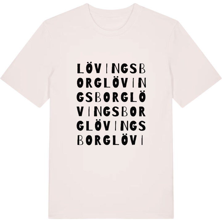 Lövingsborg ordlek t-shirt – t-shirt från PinShirt