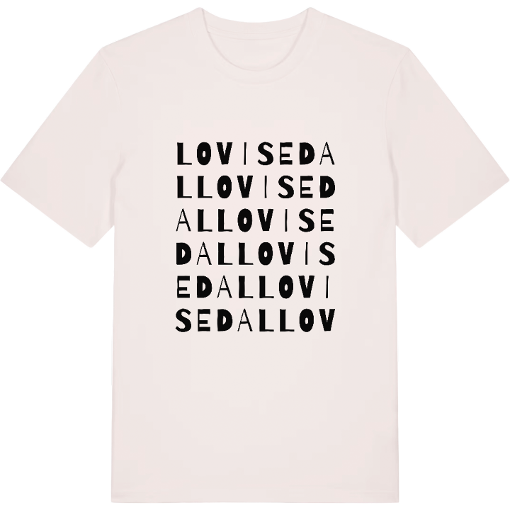 Lovisedal ordlek t-shirt – t-shirt från PinShirt