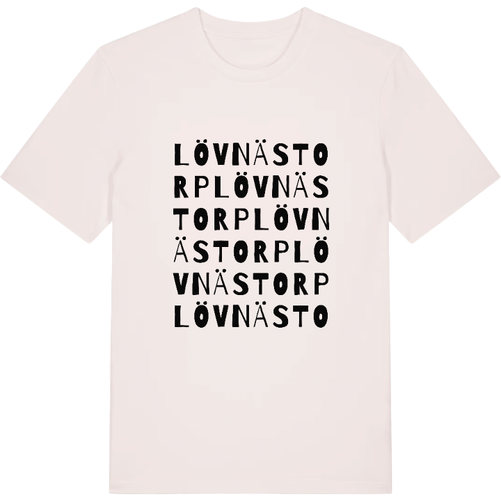 Lövnästorp ordlek t-shirt – t-shirt från PinShirt