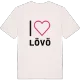 Jag älskar Lövö t-shirt stort tryck
