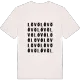 Lövö ordlek t-shirt