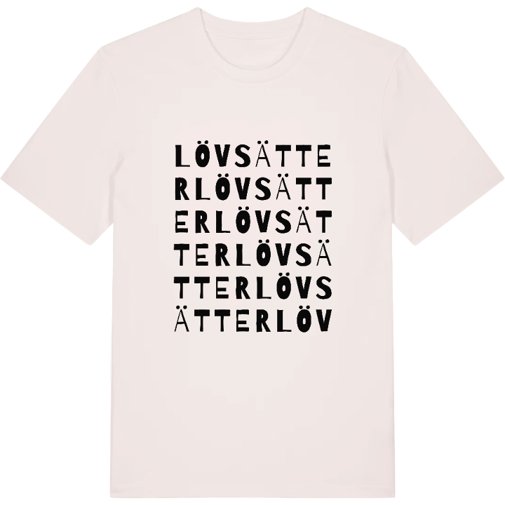 Lövsätter ordlek t-shirt – t-shirt från PinShirt