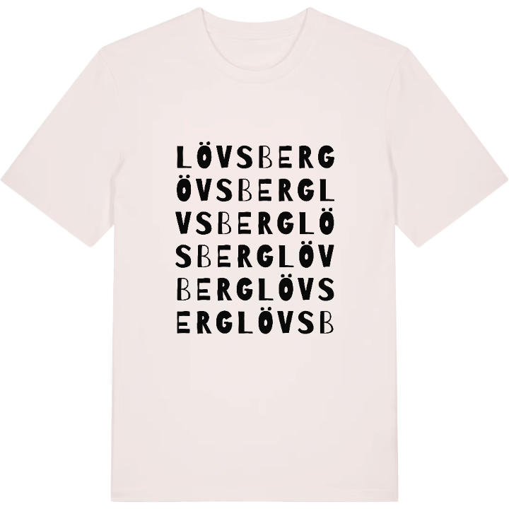 Lövsberg ordlek t-shirt – t-shirt från PinShirt