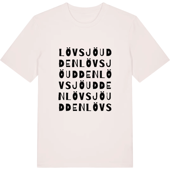 Lövsjöudden ordlek t-shirt – t-shirt från PinShirt