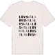 Lövsmåla ordlek t-shirt