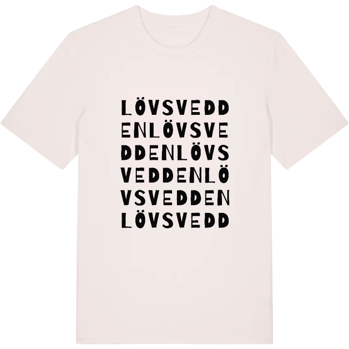 Lövsvedden ordlek t-shirt – t-shirt från PinShirt