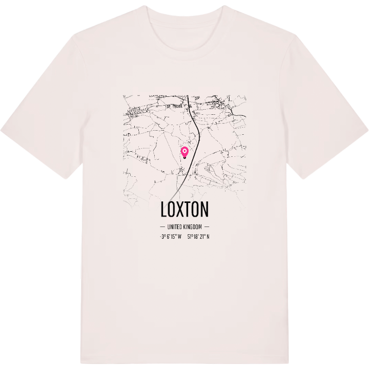 Loxton karta t-shirt – t-shirt från PinShirt