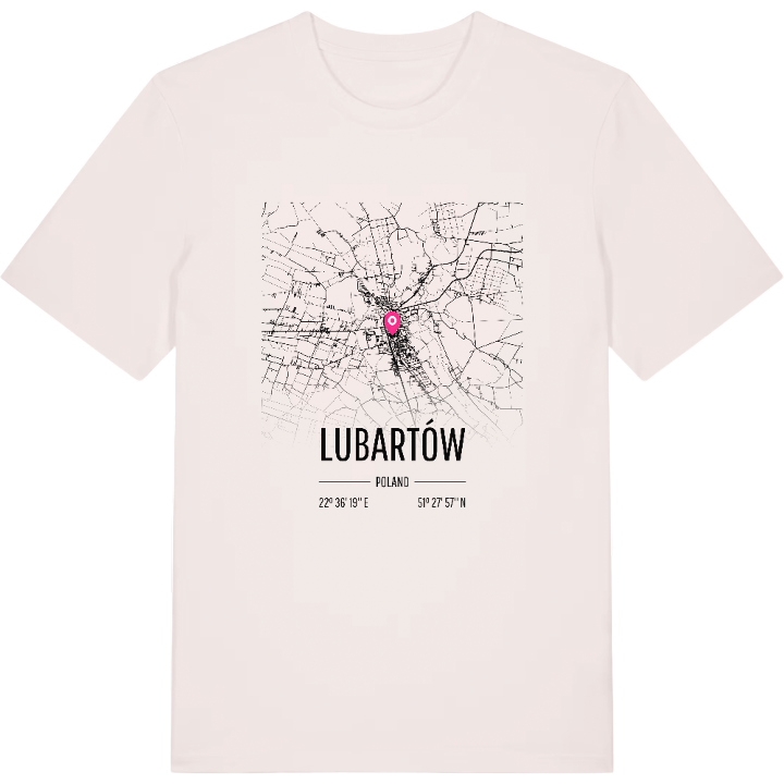 Lubartów karta t-shirt – t-shirt från PinShirt