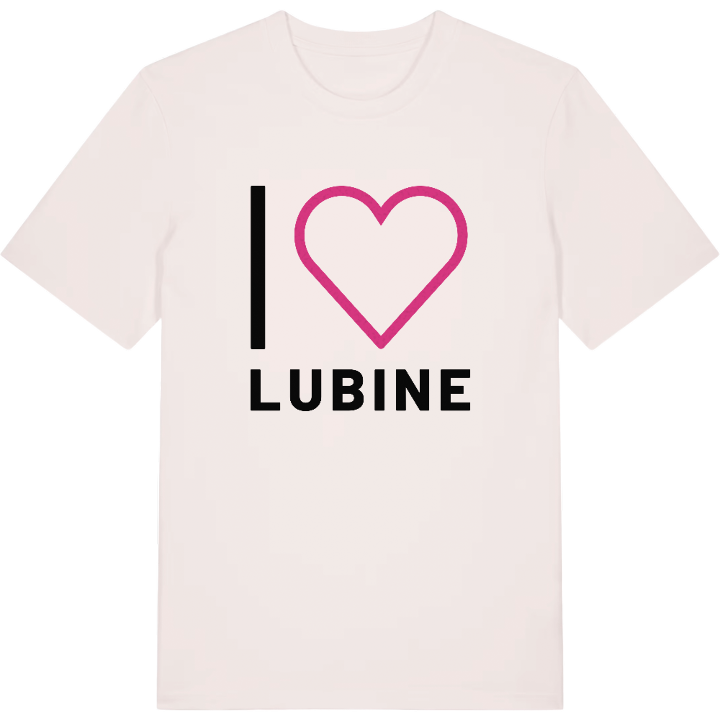 Jag älskar Lubine t-shirt stort tryck – t-shirt från PinShirt