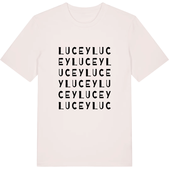 Lucey ordlek t-shirt – t-shirt från PinShirt