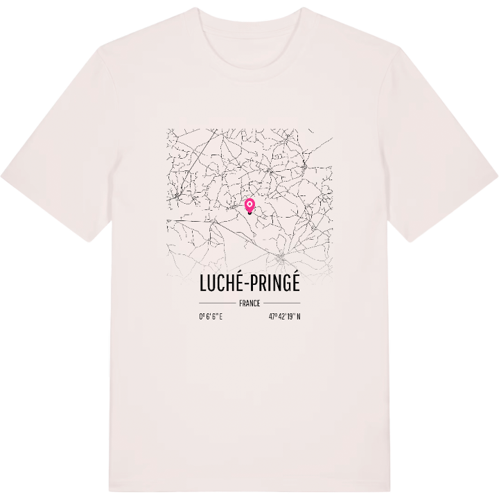 Luché-Pringé karta t-shirt – t-shirt från PinShirt