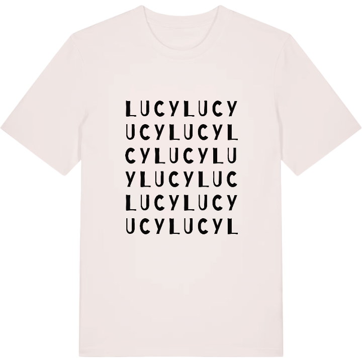 Lucy ordlek t-shirt – t-shirt från PinShirt