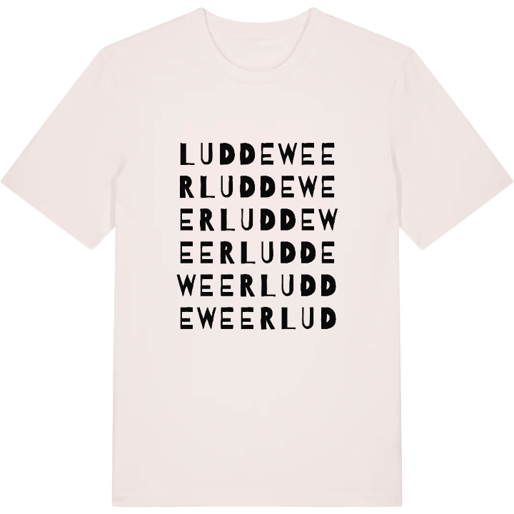 Luddeweer ordlek t-shirt – t-shirt från PinShirt