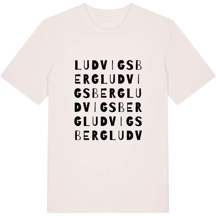Ludvigsberg ordlek t-shirt – t-shirt från PinShirt
