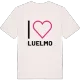 Jag älskar Luelmo t-shirt stort tryck