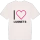 Jag älskar Lugnets t-shirt stort tryck