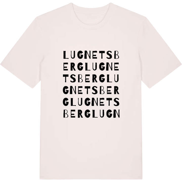 Lugnetsberg ordlek t-shirt – t-shirt från PinShirt