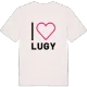 Jag älskar Lugy t-shirt stort tryck