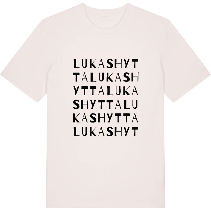 Lukashytta ordlek t-shirt – t-shirt från PinShirt