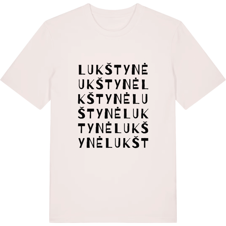 Lukštynė ordlek t-shirt – t-shirt från PinShirt