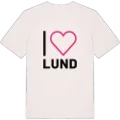 Jag älskar Lund t-shirt stort tryck